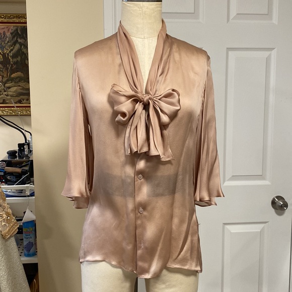 Ralph Lauren Tops - Ralph Lauren Silk Blouse in Soft Pink